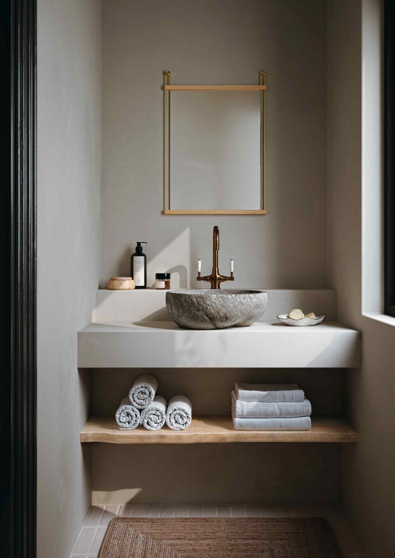 Suspended Mirror Small Spiegel Woud 