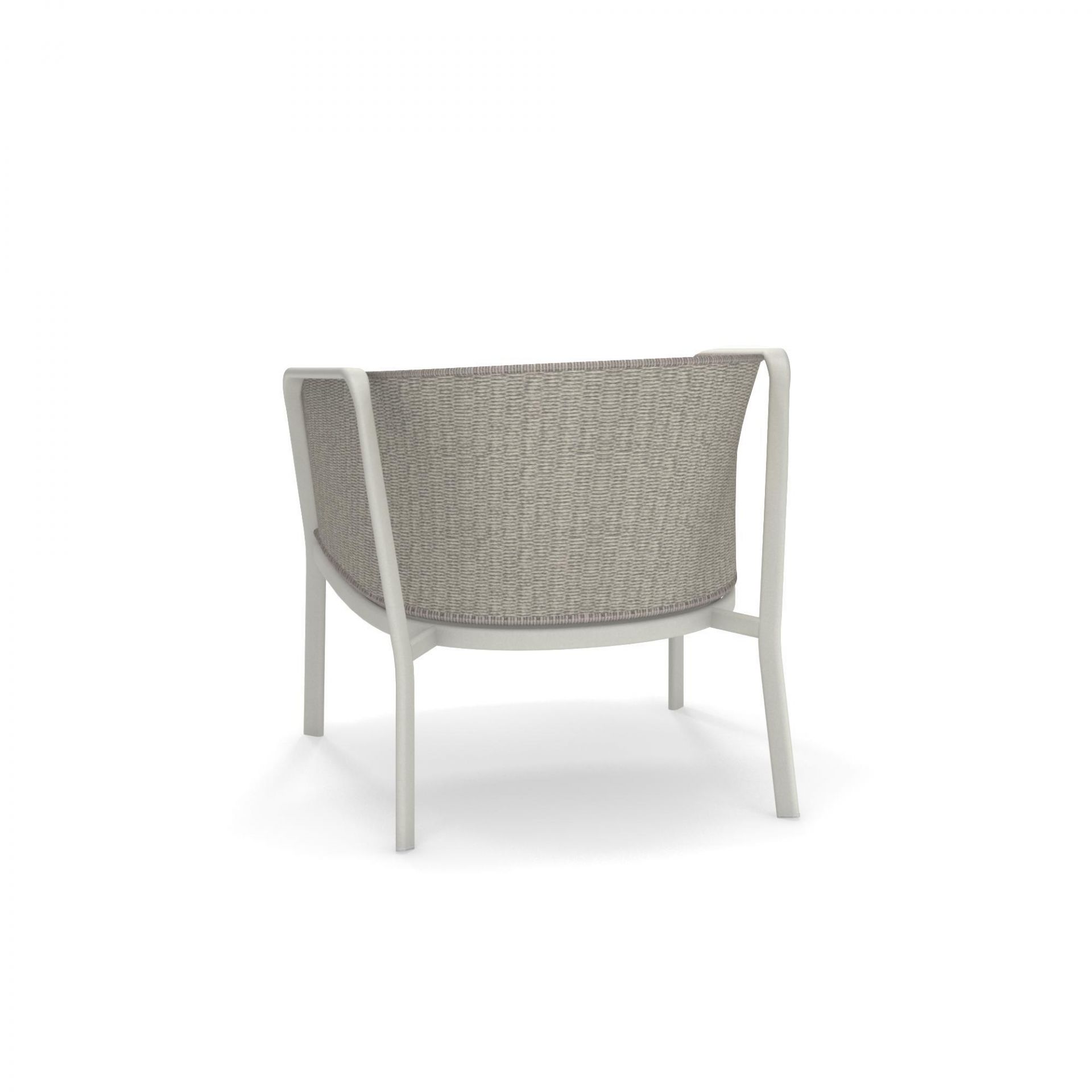 Carousel 1216 Outdoor Loungesessel Emu Weiß / Melange Ivory