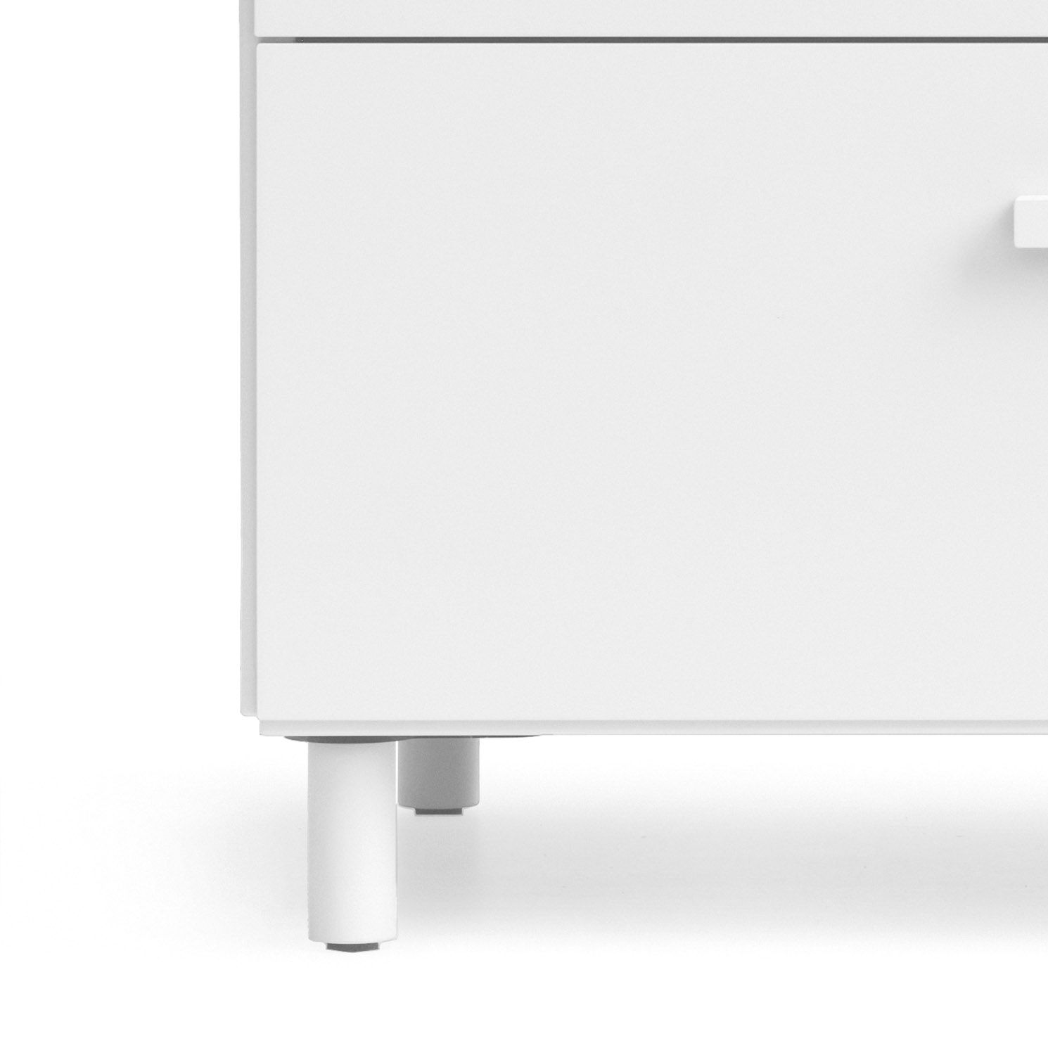 Relief Beine 4er Set für Kommode weiß String Furniture