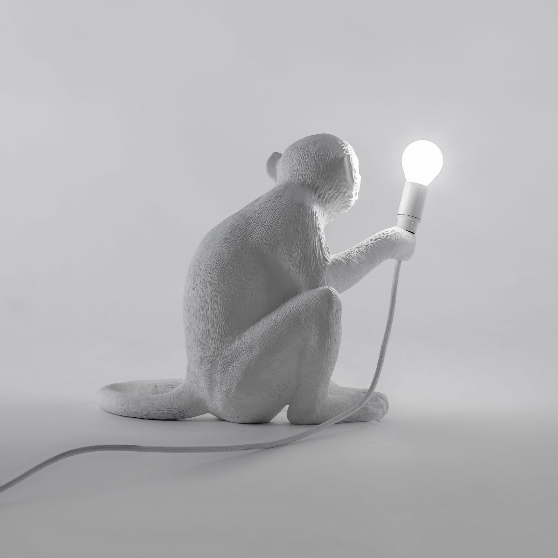 Monkey Sitting Lamp Stehleuchte / Tischleuchte Indoor mit Schalter Seletti EINZELSTÜCK