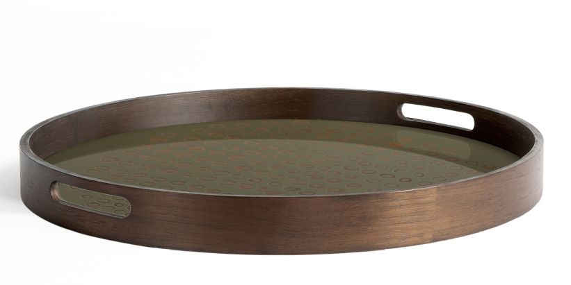 Second Nature Tray Tablett Rund Ethnicraft