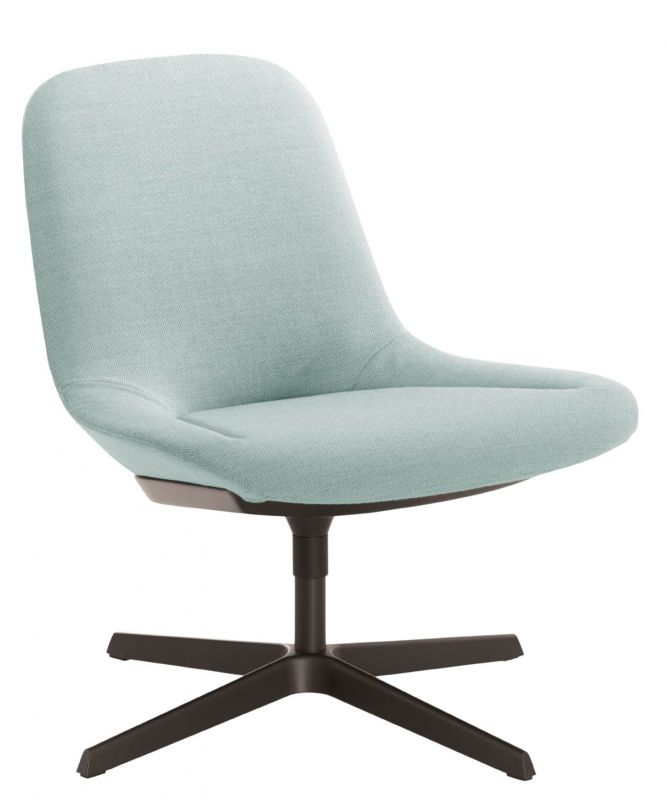 357 Sheru Sessel mit 4-Fuß Kreuz Drehbar Walter Knoll