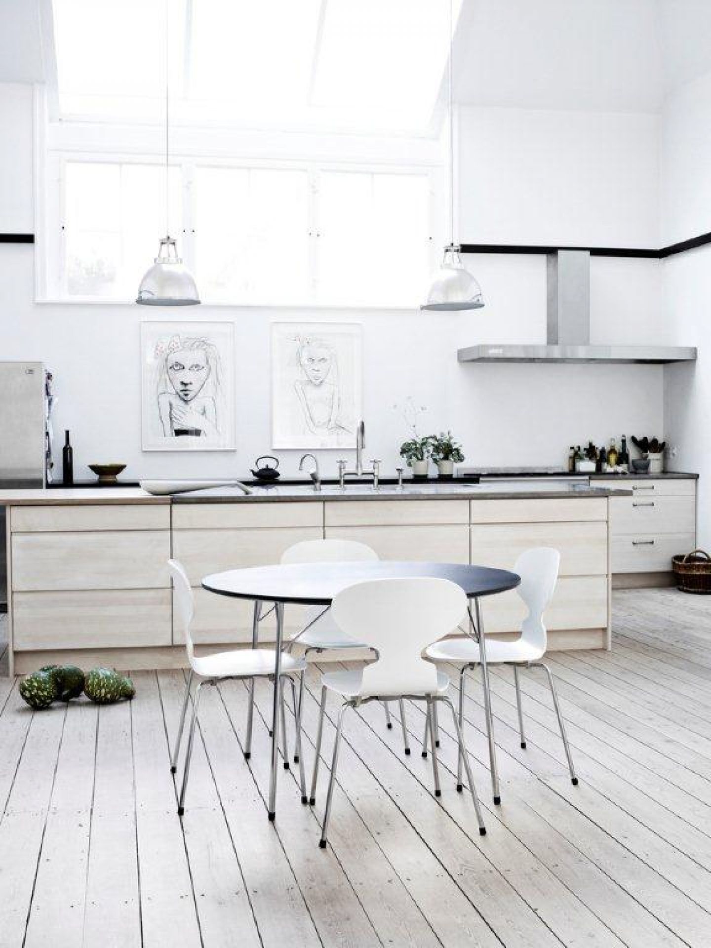 Die Ameise Stuhl 3100 3-Bein Gestell Fritz Hansen