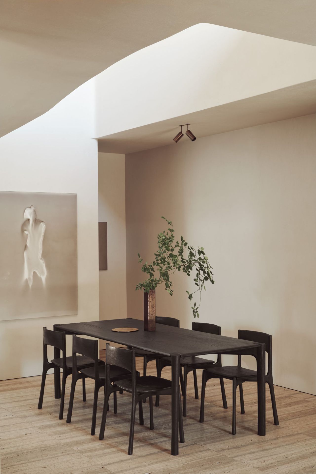 PI Stuhl lackiertes Teak Ethnicraft