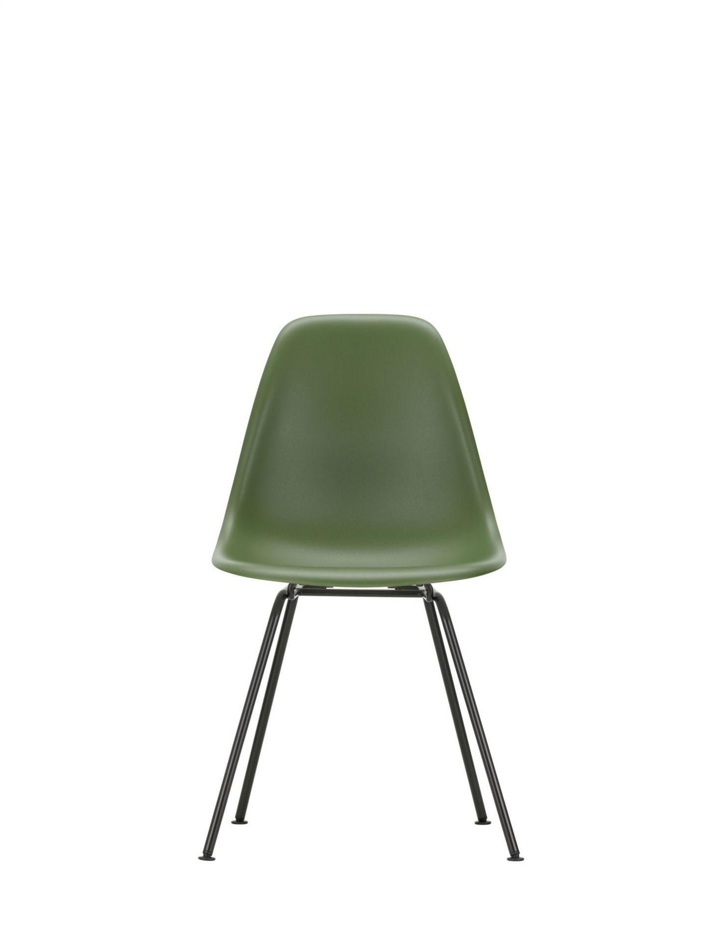 Eames Plastic Side Chair DSX Stuhl Vitra Chrom - Weiss