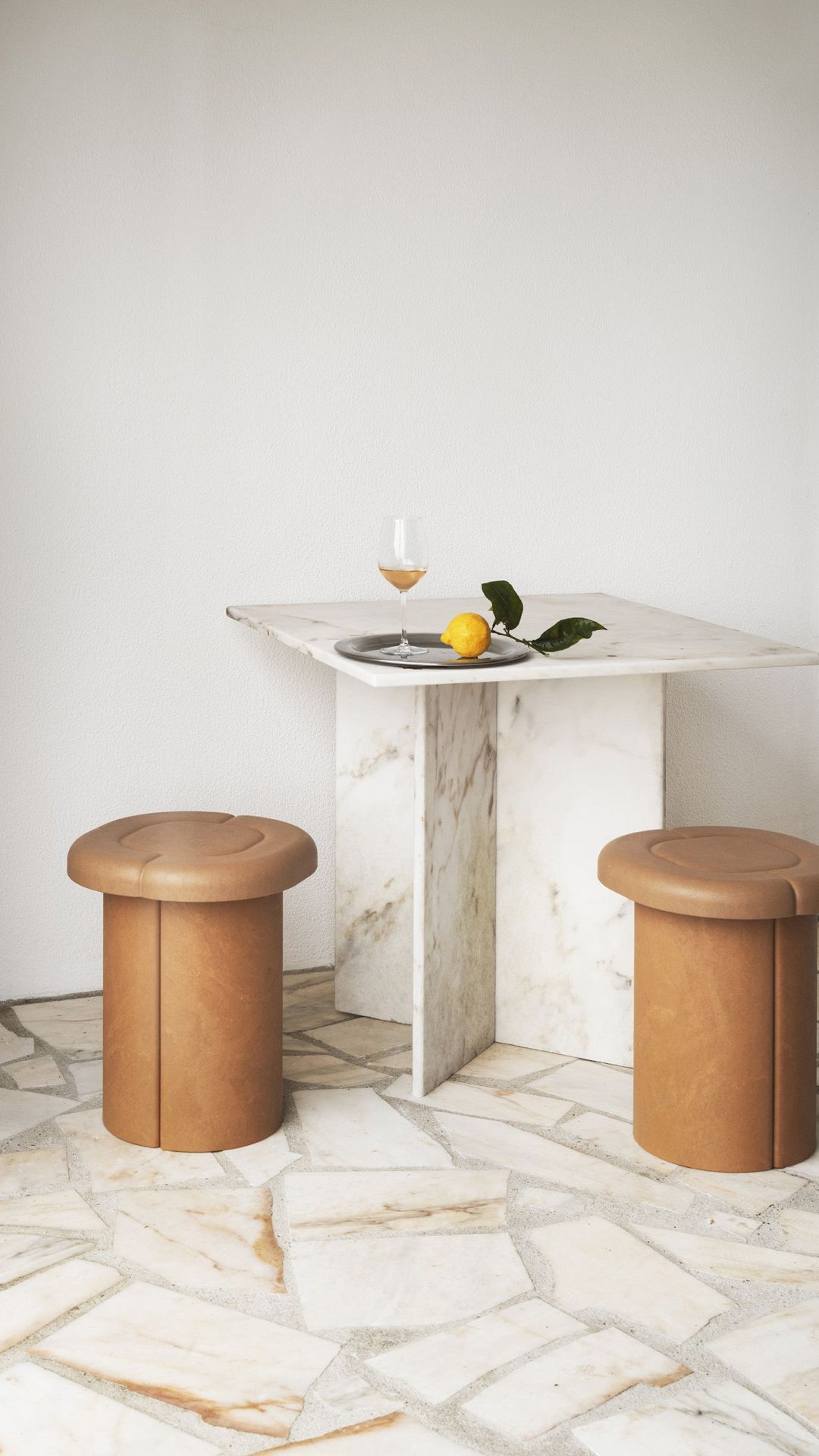 Alder Stool Hocker Indoor / Outdoor Mater