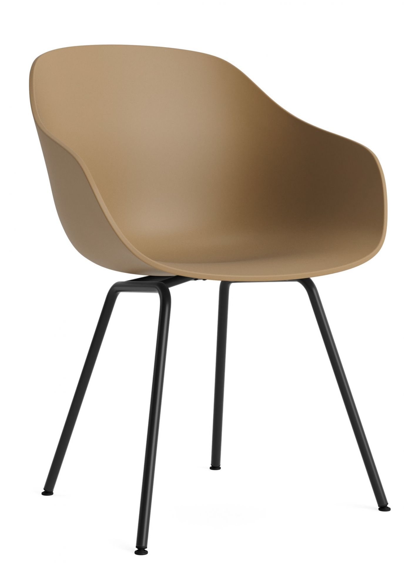 About A Chair AAC26 / AAC 26 Stuhl Vorzugskombination Hay Clay About A Chair AAC26 Stuhl in Clay mit schwarzem Vierfußgestell. Designstuhl für Esszimmer und Büro.