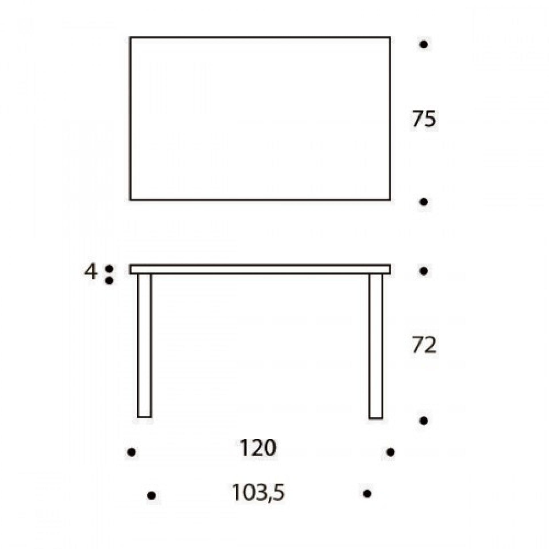 81B Tisch Artek