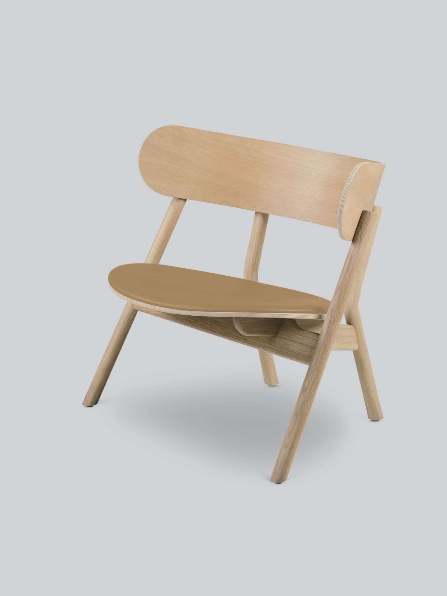 Oaki Lounge Chair mit Polster Northern