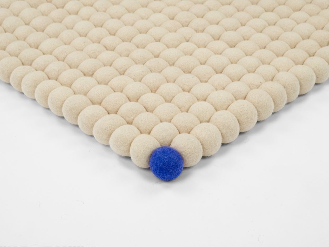 Big One Rechteckig Filzteppich 200 x 300 cm myfelt Beige
