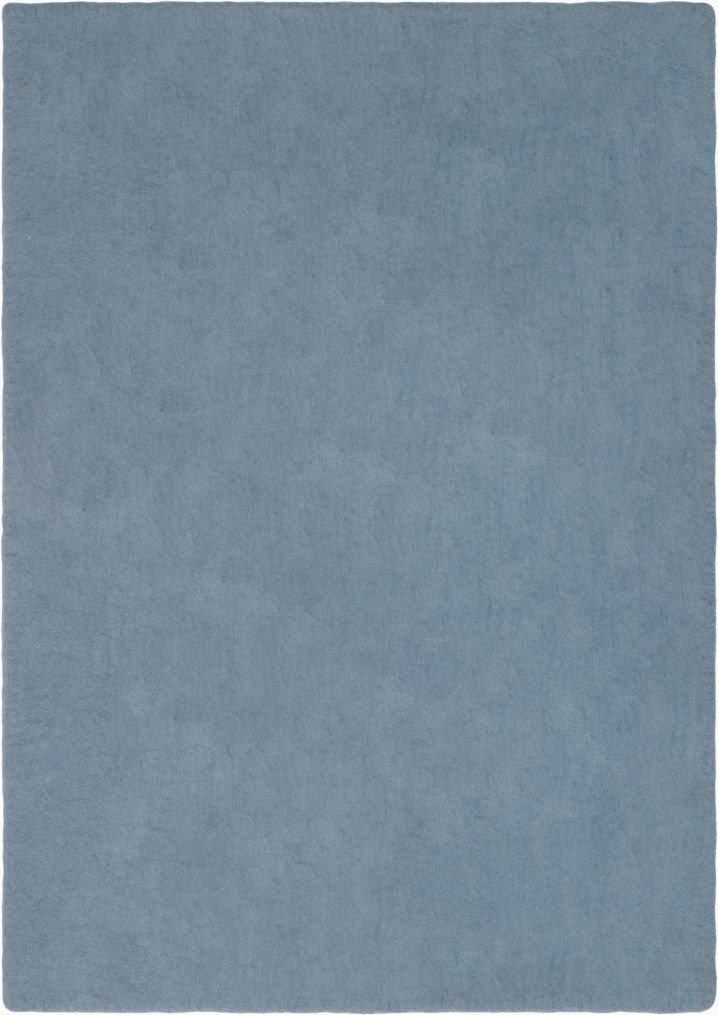 Mono Rechteckig Filzteppich 160 x 230 cm cm myfelt Mia (hellblau)