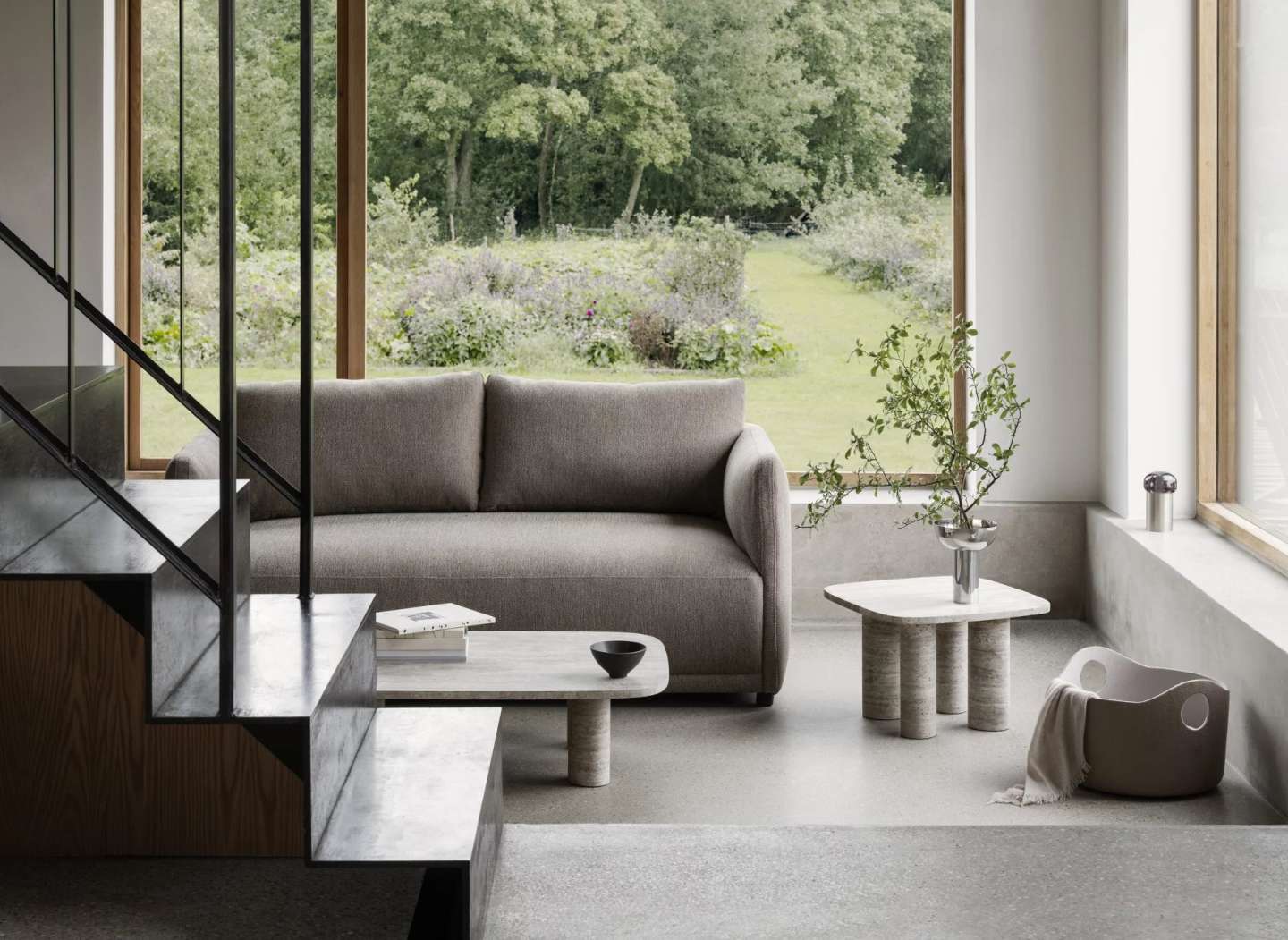 Volos Couchtisch B 100 x T 70 x H 26 cm Blomus