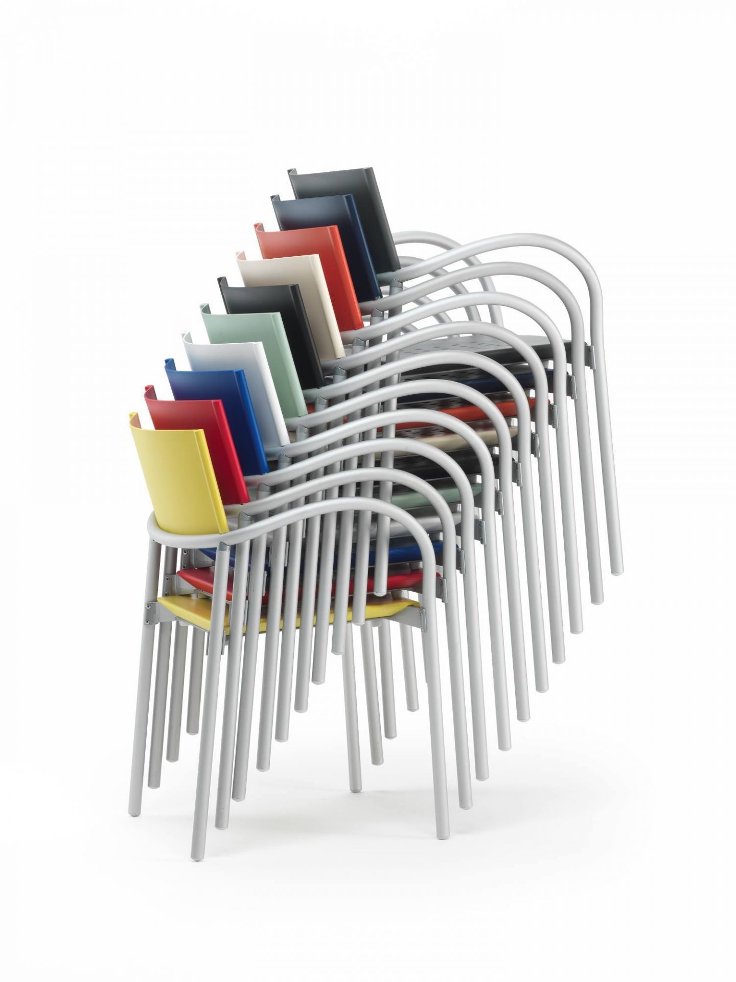 Breeze Stuhl Segis Weiss Aluminium matt