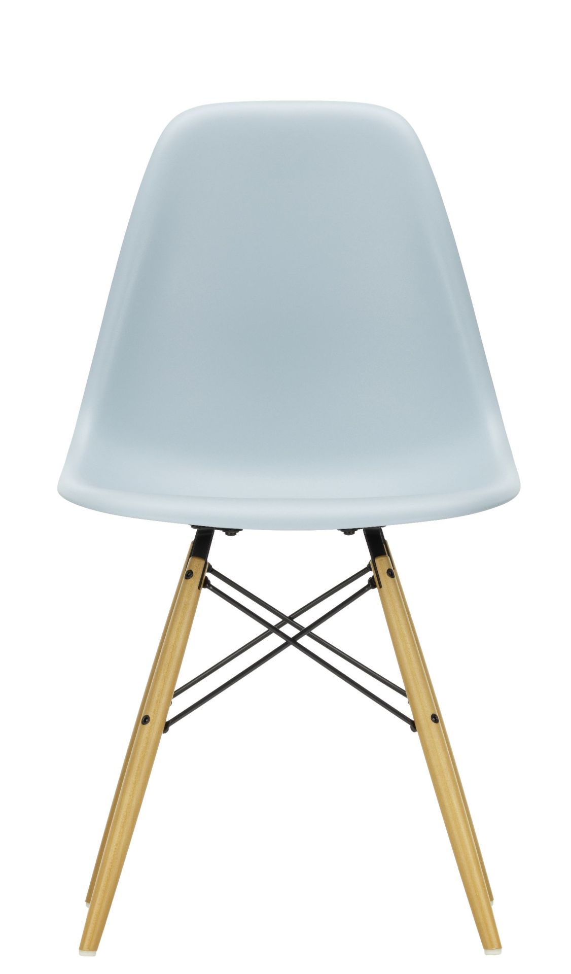 Eames Plastic Side Chair DSW Stuhl AHORN GELBLICH / EISGRAU Vitra EINZELSTÜCK