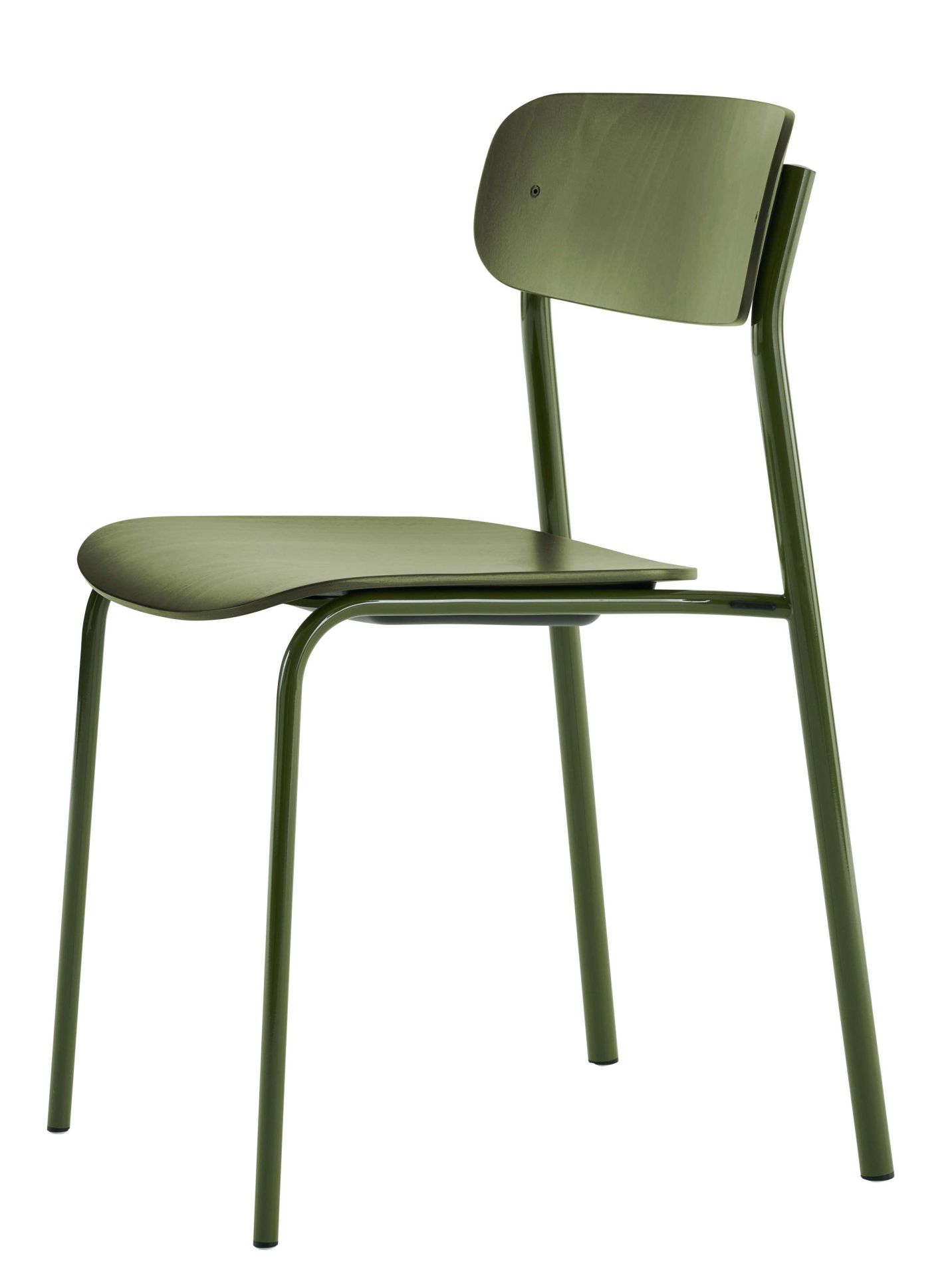 S 243 / S243 Stahlrohr Stuhl OLIVGRÜN Thonet EINZELSTÜCK
