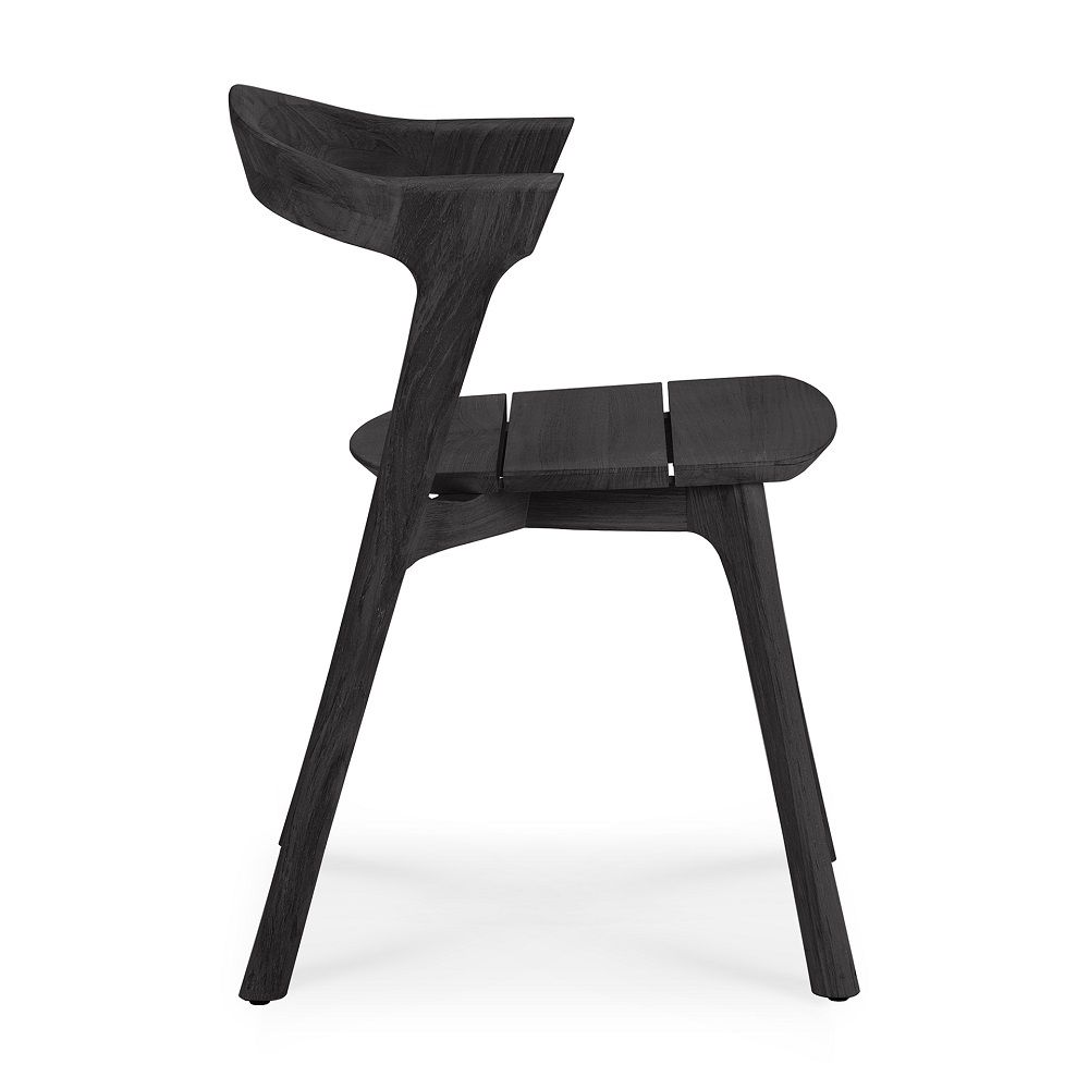 Bok Outdoor Stuhl Teak Schwarz lackiert Ethnicraft