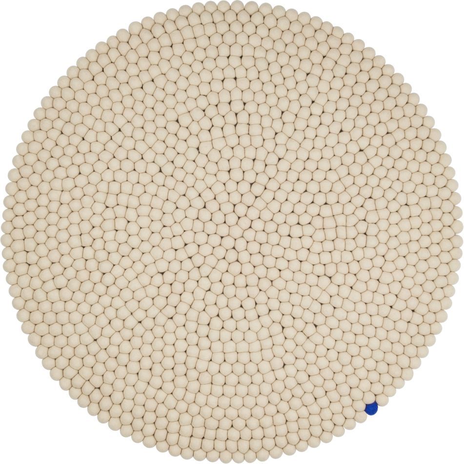 Big One Rund Filzteppich Ø 160 cm myfelt Beige