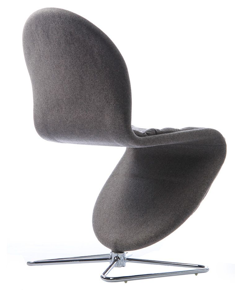 System 1-2-3 Dining Chair Deluxe Gestell Butterfly Stuhl Verpan