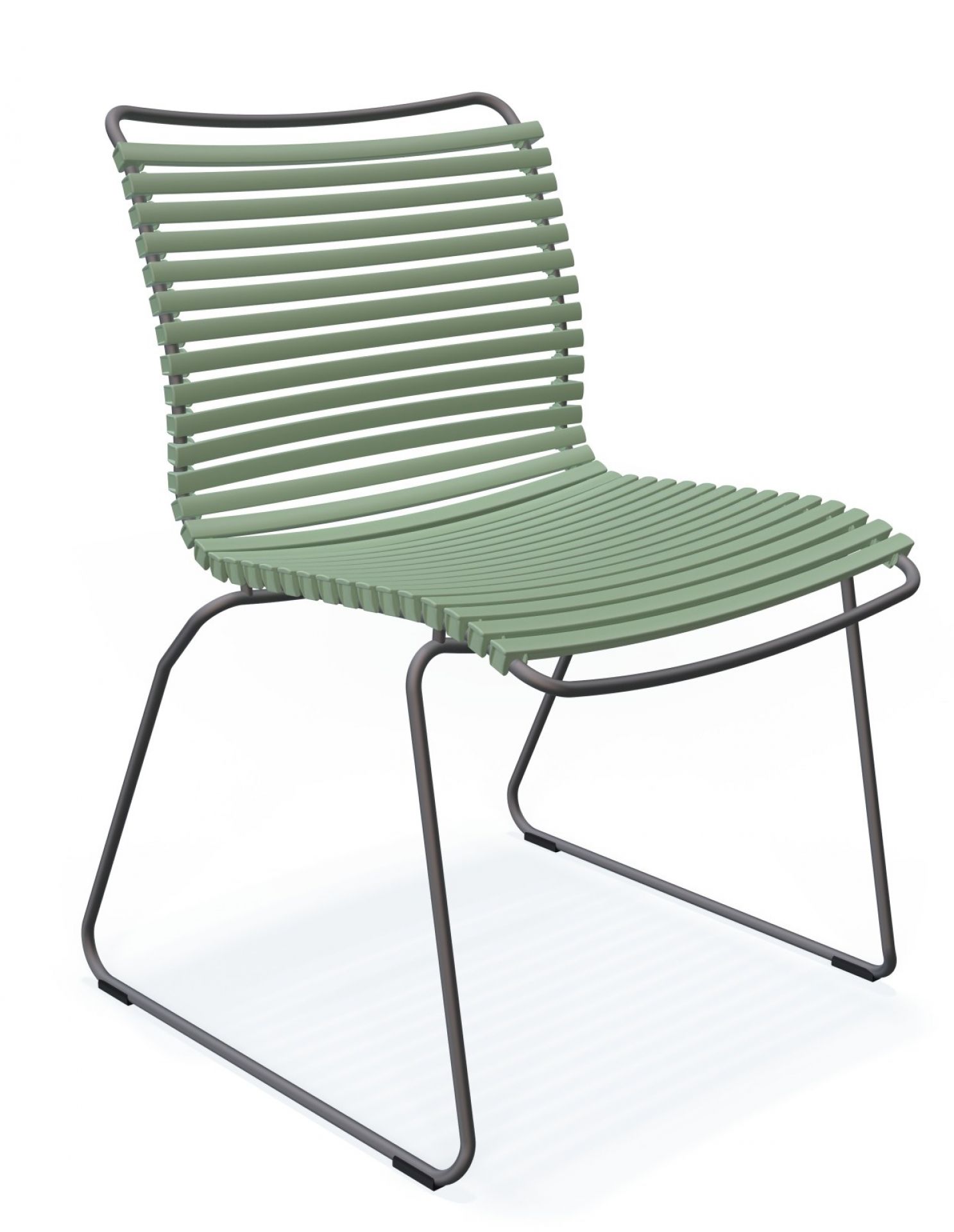 Click Dining Stuhl ohne Armlehne Outdoor Houe Schwarz