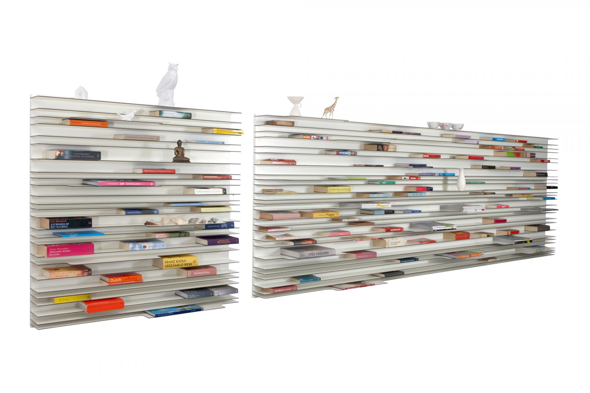 Paperback Bücherregal Spectrum weiß 120x60 cm