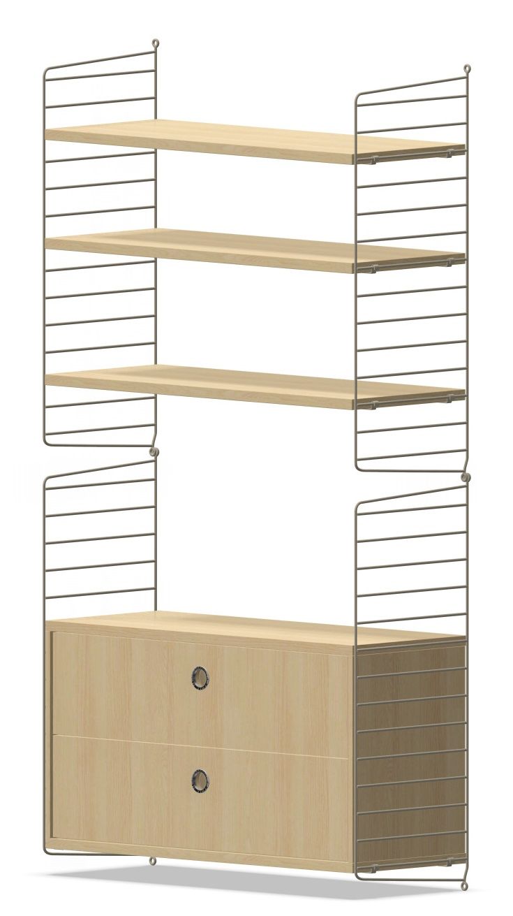 Arbeitsplatz KONFIGURATIONEN W3 String Furniture