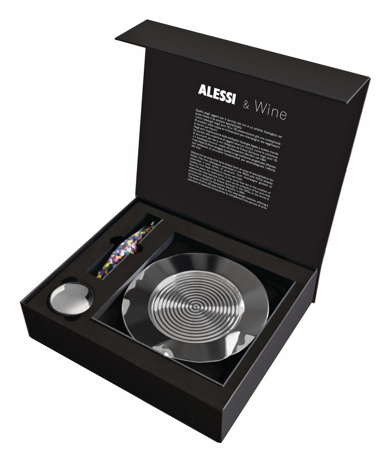 GAM32SET Alessi & Wine Set Parrot Geschenkset Wein Alessi EINZELSTÜCK
