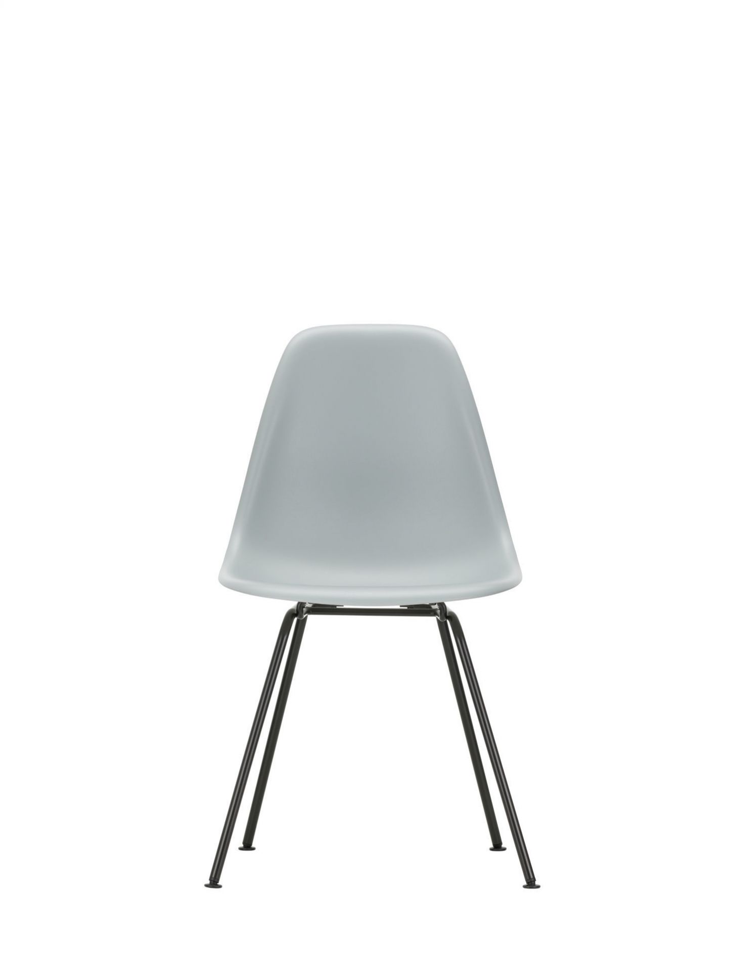 Eames Plastic Side Chair DSX Stuhl Vitra Chrom - Weiss