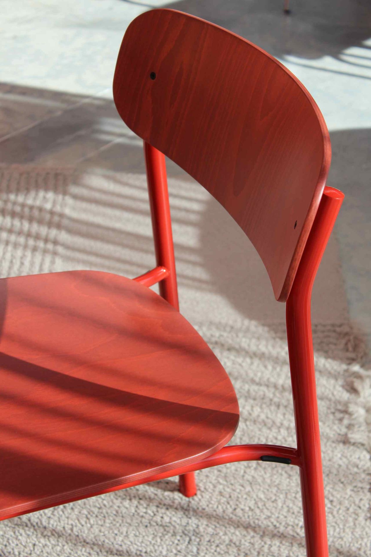 S 243 / S243 Stahlrohr Stuhl OLIVGRÜN Thonet EINZELSTÜCK