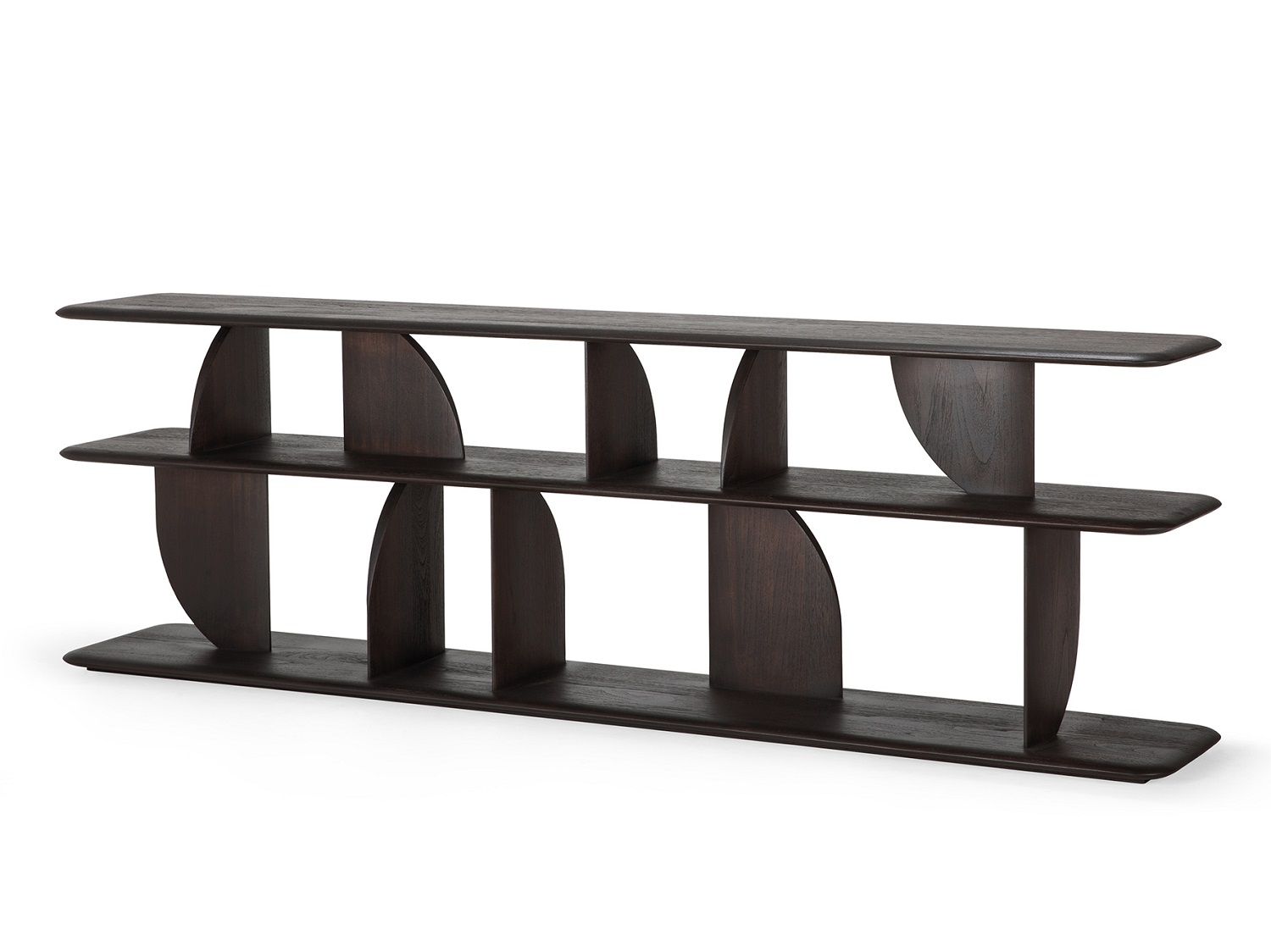 Geometric Konsole / Beistelltisch Teak dunkel Ethnicraft