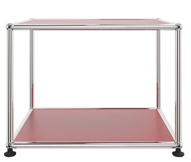 USM Haller Beistellmöbel offen schmal Rubinrot