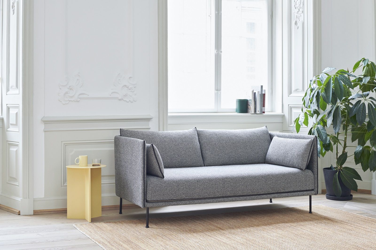 Silhouette Sofa 2-Sitzer Low Hay