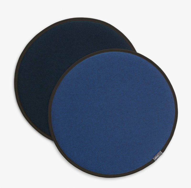 Seat Dot Sitzkissen blau-coconut / nero-eisblau Vitra EINZELSTÜCK
