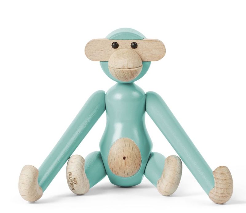Affe Mini farbig Kay Bojesen Türkis