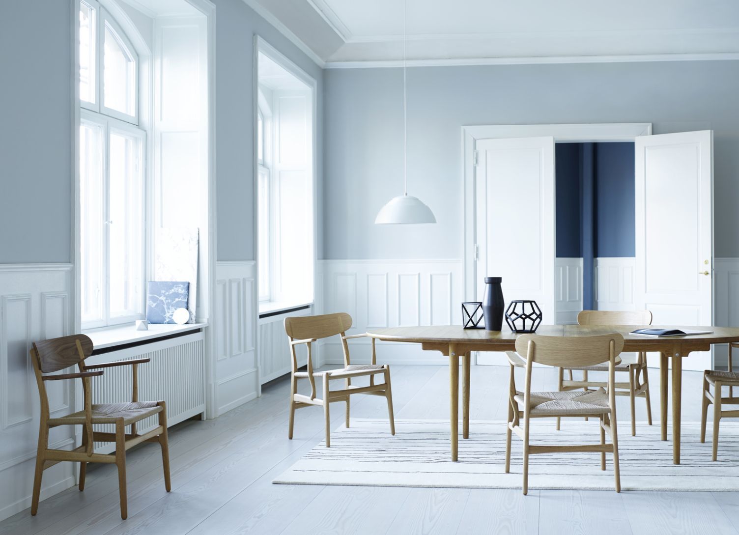 CH339 Esstisch ausziehbar für 4 Platten Carl Hansen & Søn 