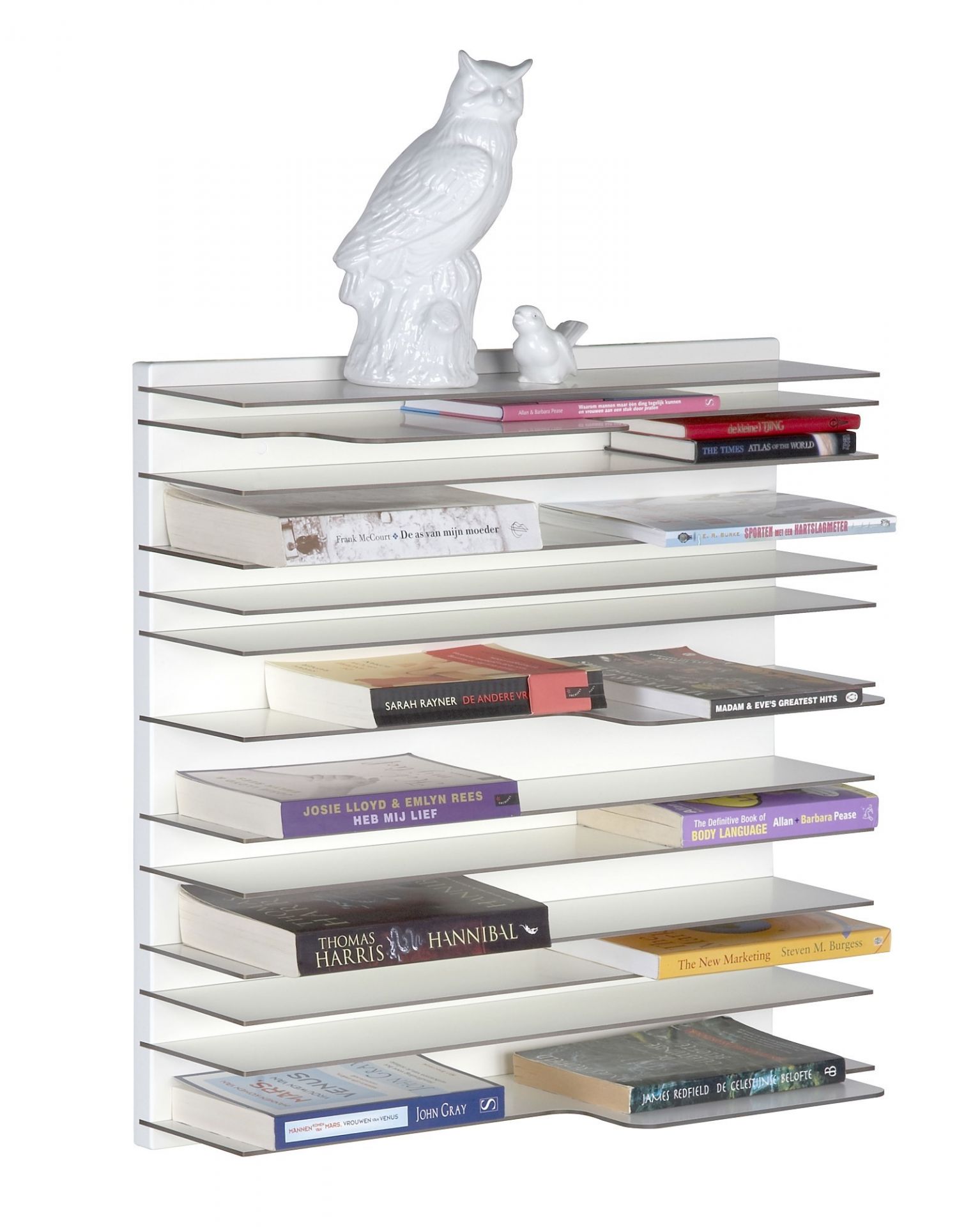 Paperback Bücherregal Spectrum weiß 30x60 cm Paperback Bücherregal Spectrum weiß 30x60 cm