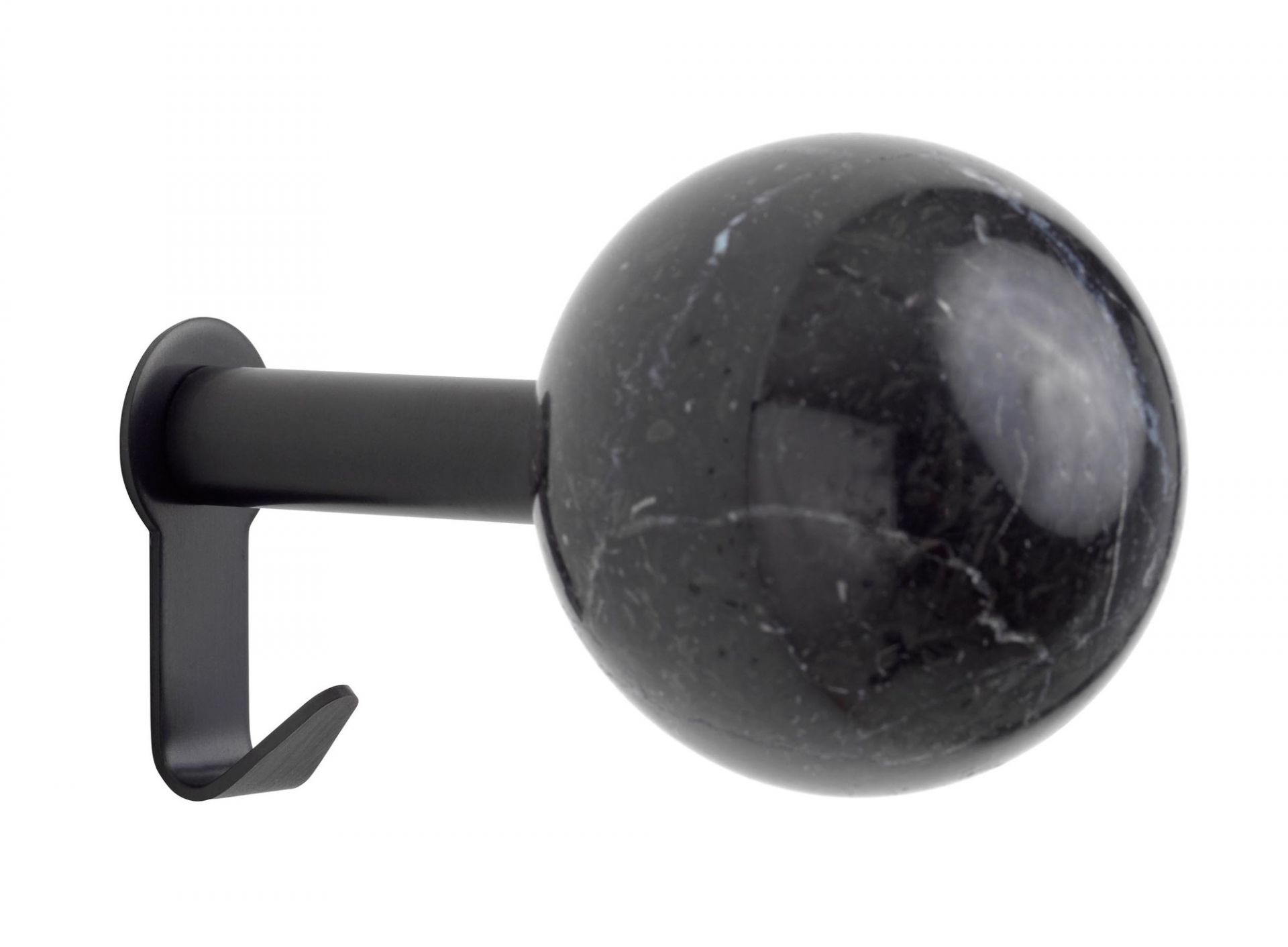 Dots Stone Wandhaken schwarz Schönbuch