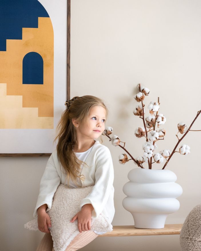 Kinder Sternkissen Wigiwama Cremeweiß