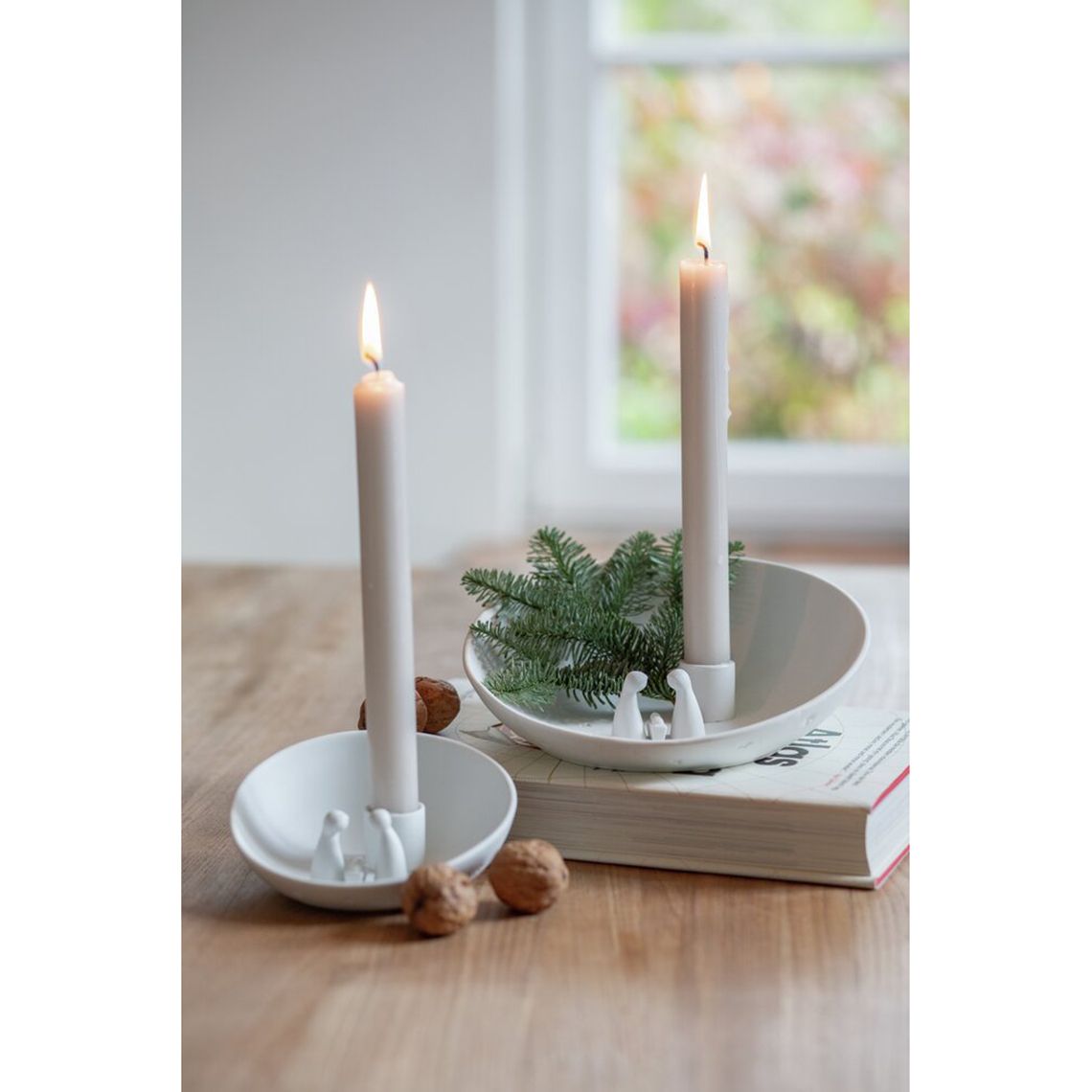 Kerzenschale Krippe groß Räder