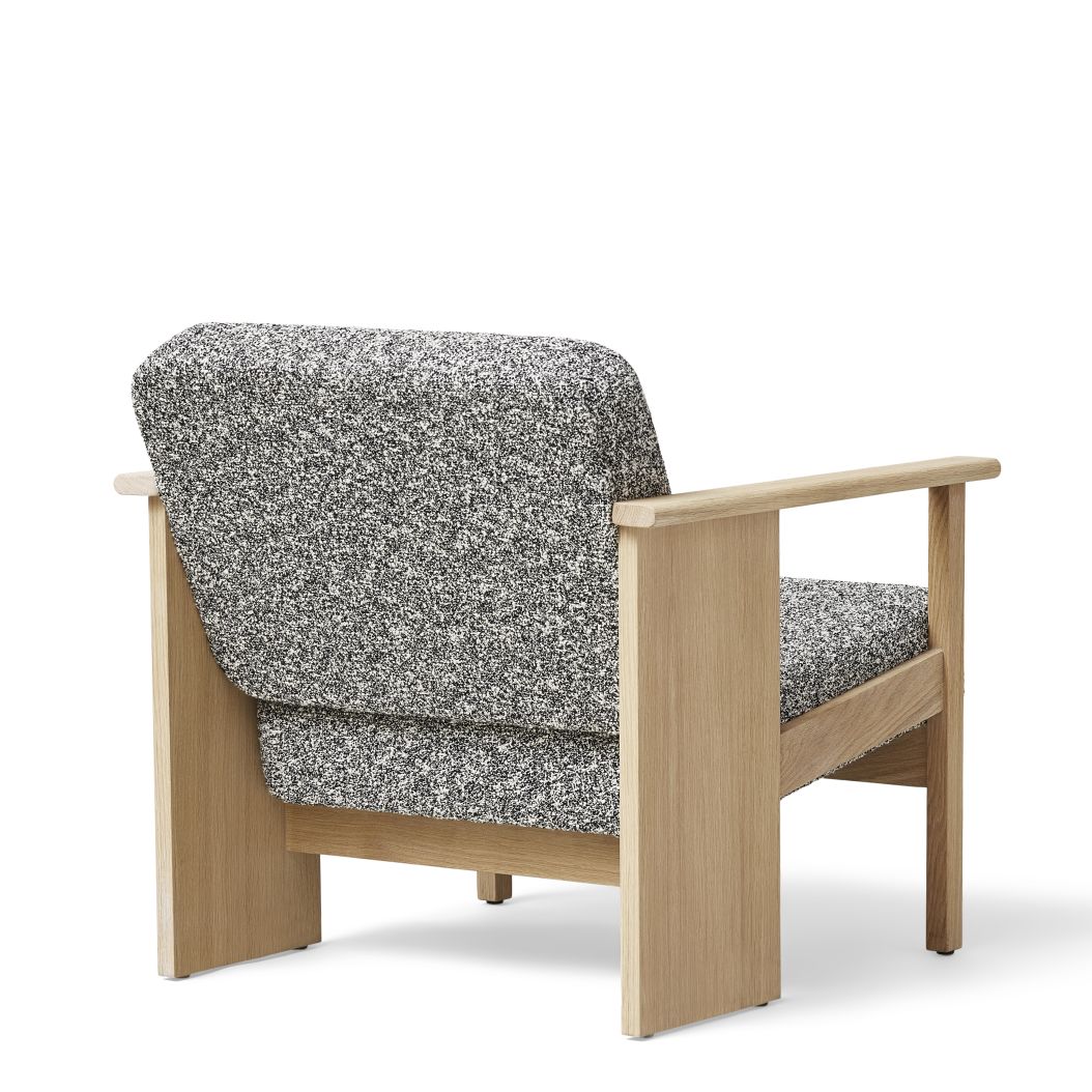 Block Lounge Sessel weiß geölt Form & Refine 