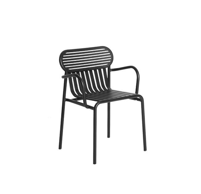 Week-End Garden chair Armlehnenstuhl Petite Friture Schwarz Week-End Garden chair Armlehnenstuhl Petite Friture Schwarz