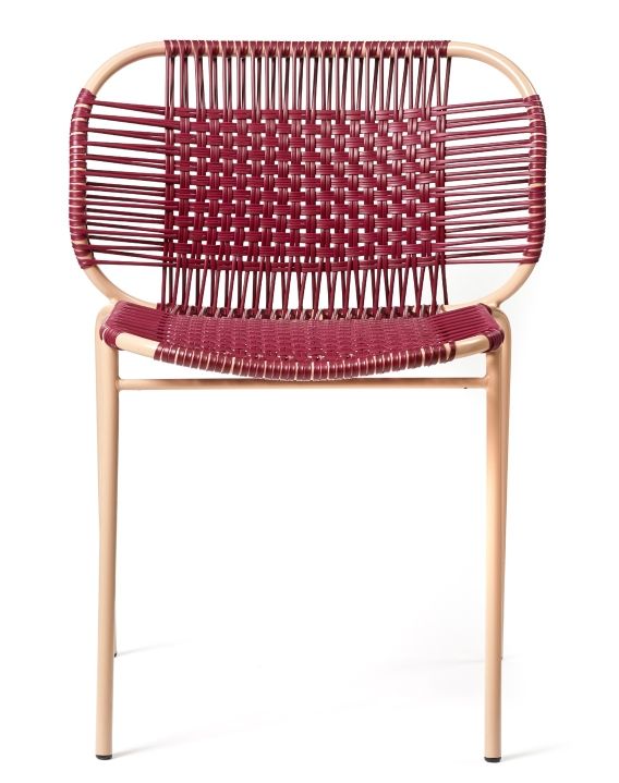 Cielo Stacking Chair Stapelbarer Stuhl Outdoor ames Rot - Pink sand