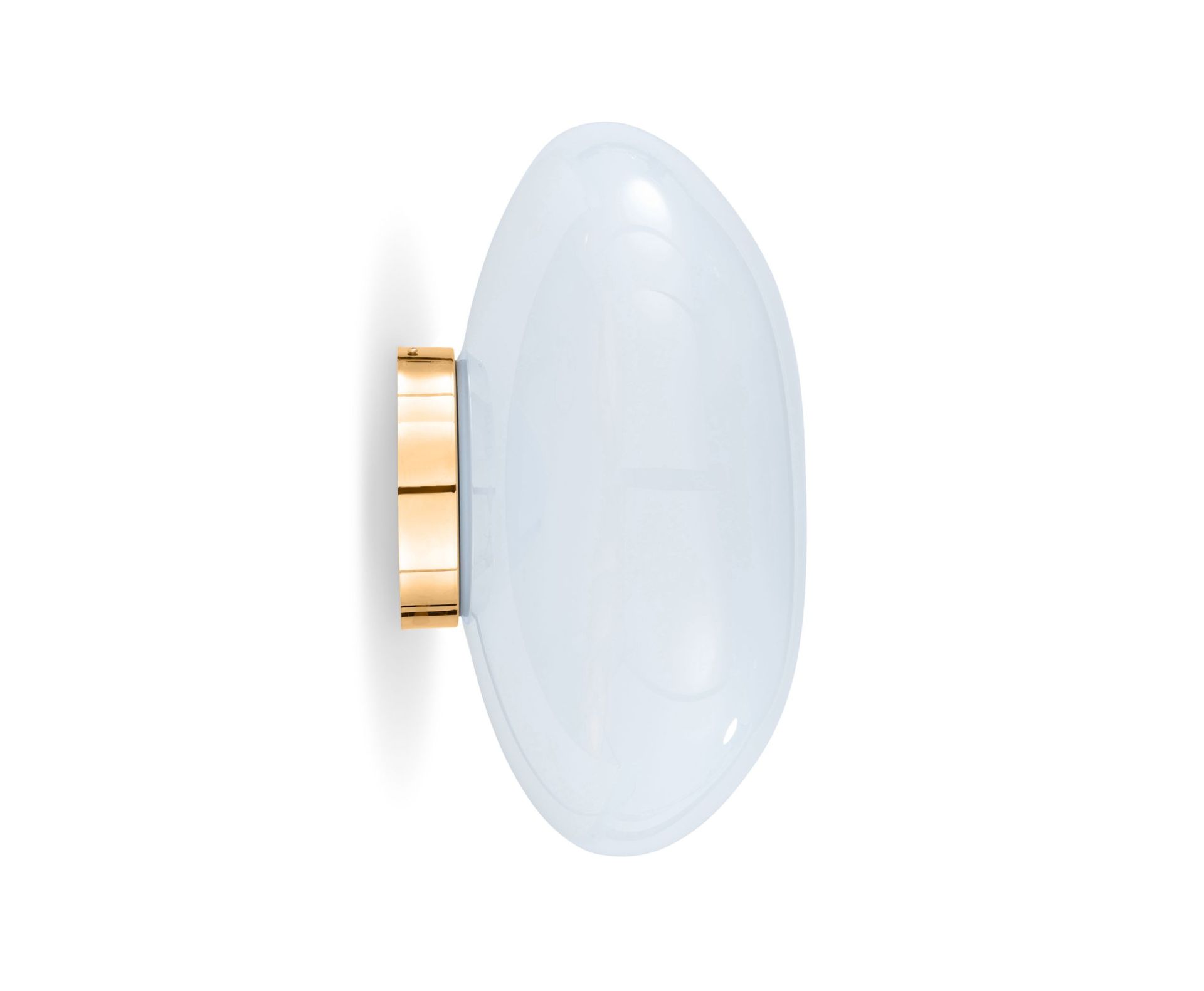 Melt Surface LED-Wandleuchte Opal - Gold Tom Dixon