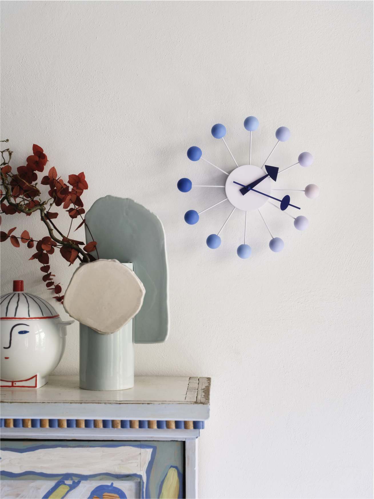 Ball Clock Wanduhr Dawn Vitra LIMITED EDITION
