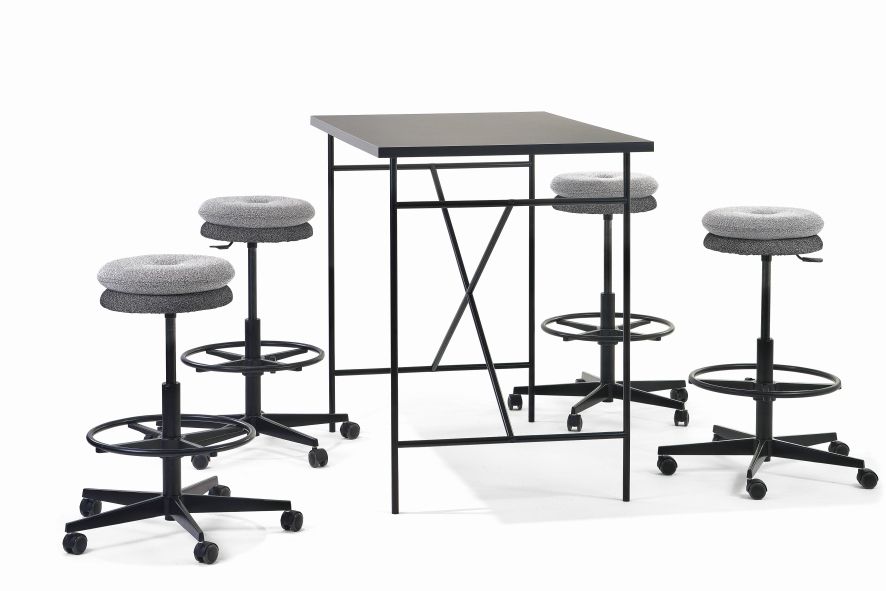 Mr. Round High Chair Adjustable Drehhocker Richard Lampert