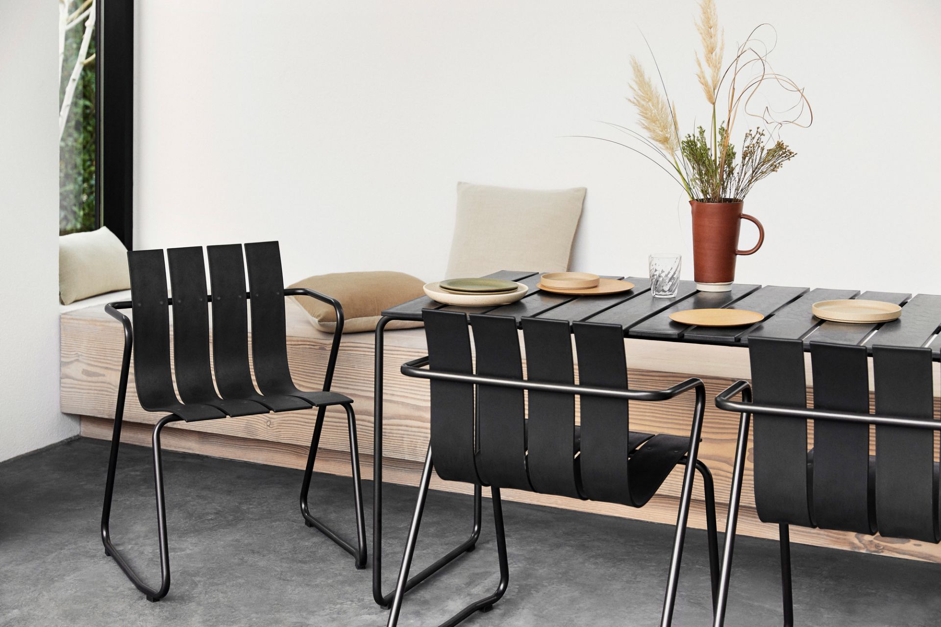 Ocean Chair Outdoor Stuhl Mater Schwarz