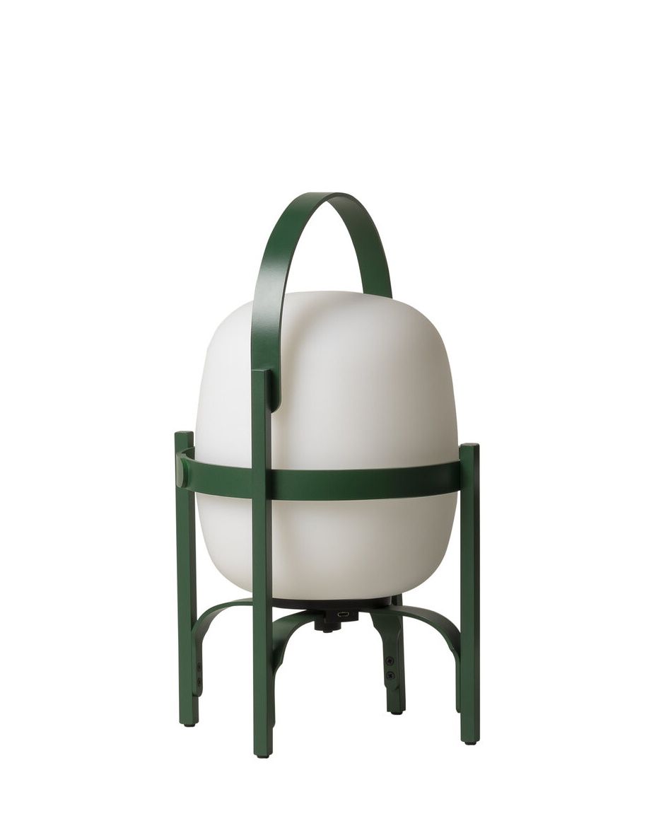 Cestita Alubat Tischleuchte English Green Santa & Cole