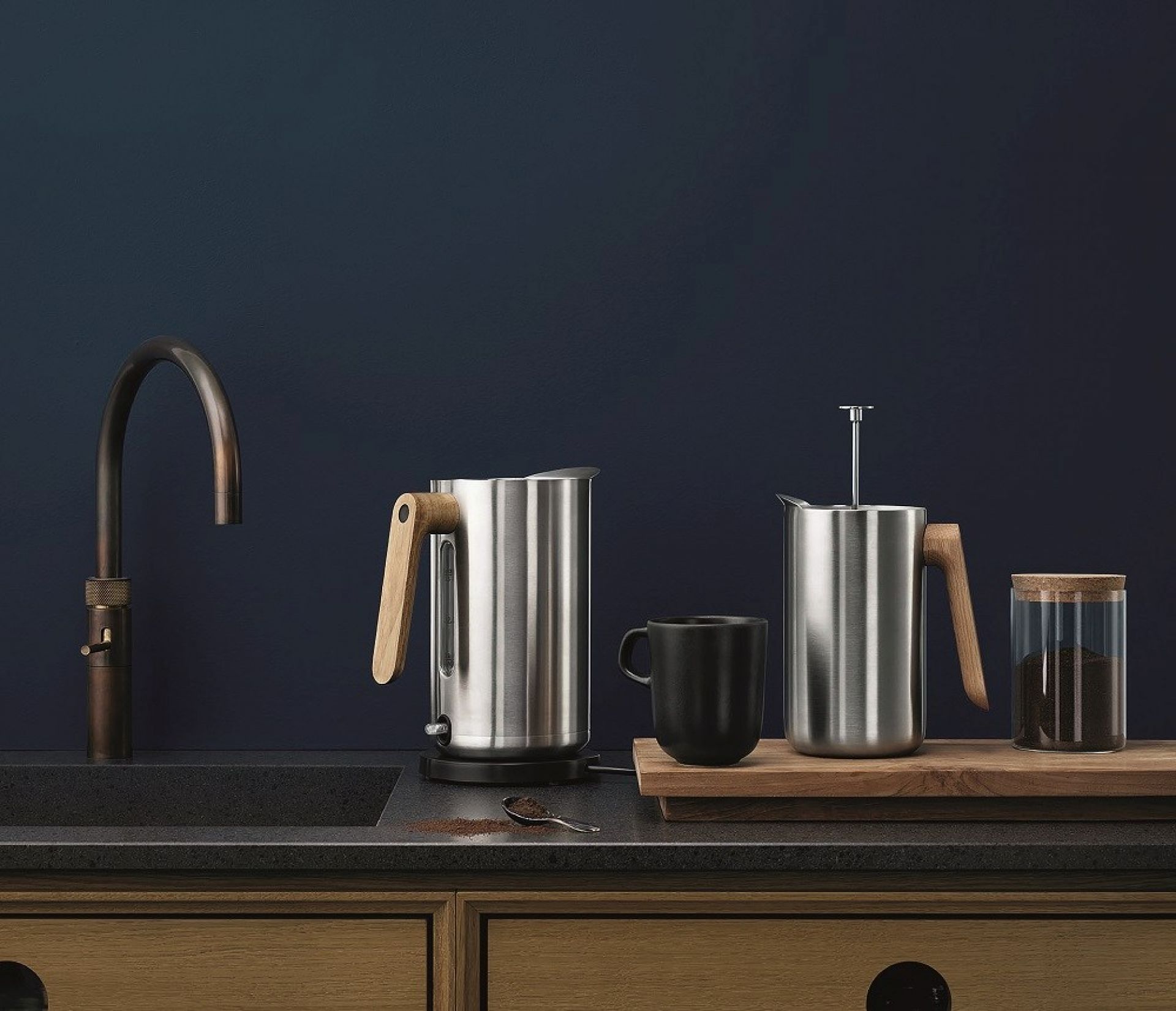 Thermo cafetiére Stempelkanne mit Isolierwirkung 1.0l Eva Solo EINZELSTÜCK