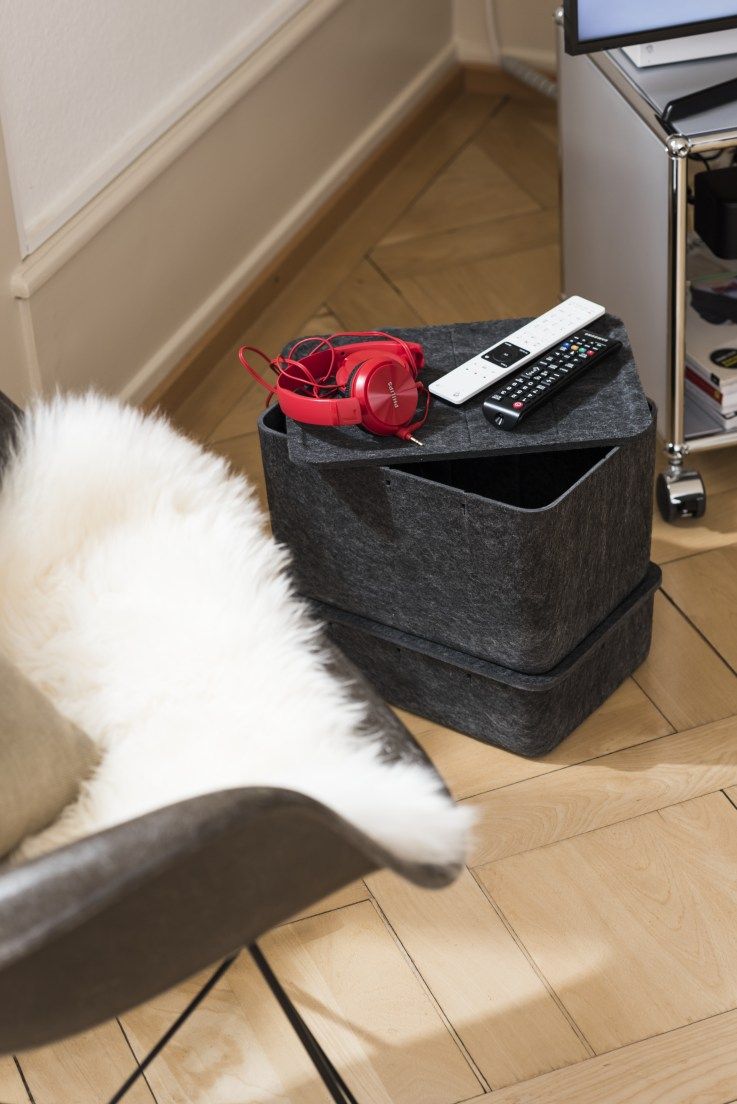 USM Haller Inos Box tief mit Tablett