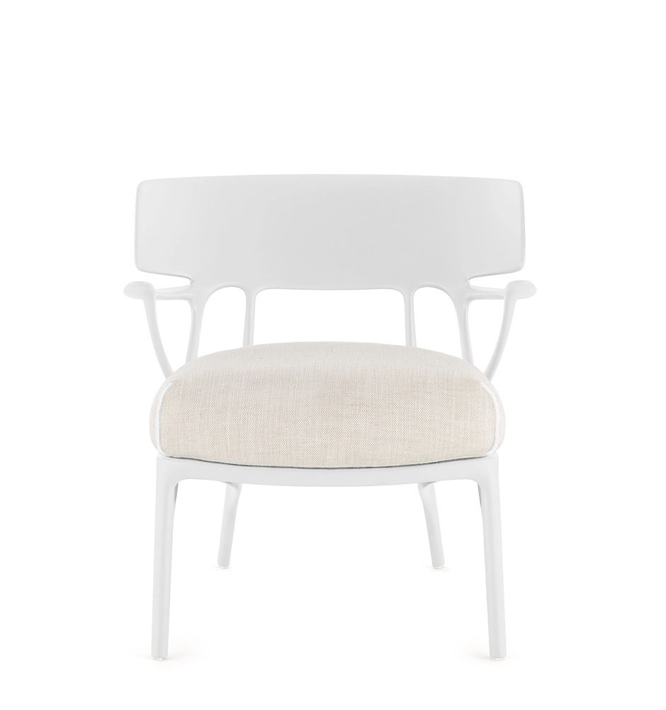 A.I. Lounge Sessel Panamino Basic Weiß-Weiß Kartell