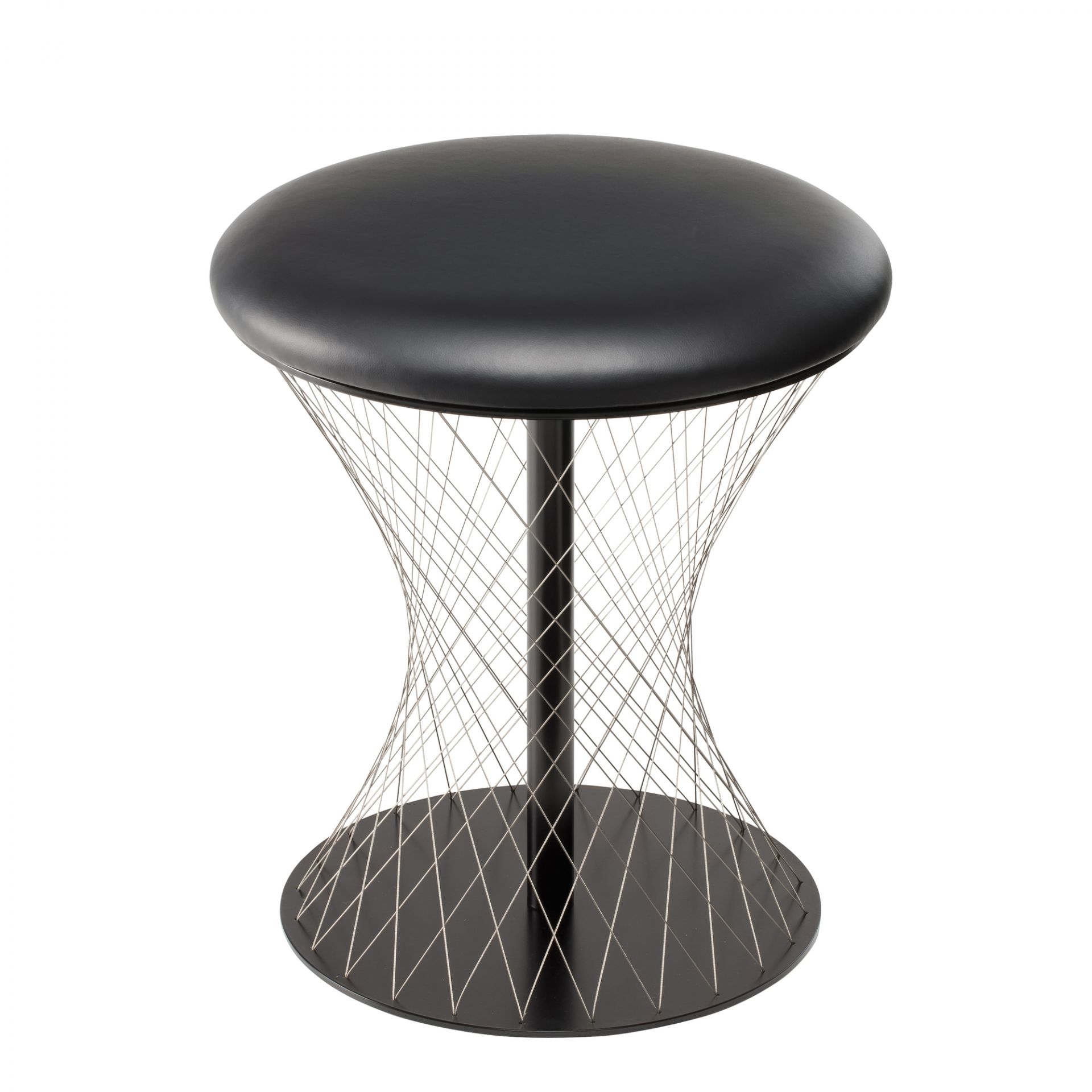 Network Stool Hocker Schwarz Favius